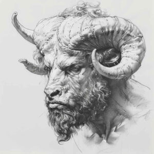 greek-beast – tattoo design ideas free ai generated – shadows – for-hand – Gallery: monsters-greece-inkby-ai