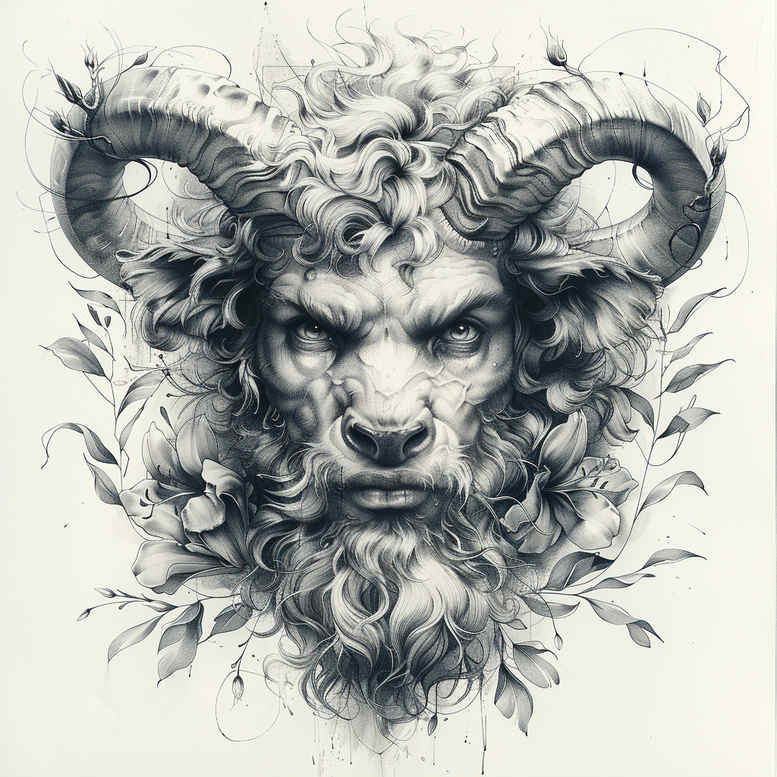 horror-monster – tattoo design ideas free ai generated – gothic – for-upper-back – Gallery: monsters-greece-inkby-ai