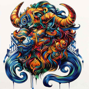 horror-monster – tattoo design ideas free ai generated – haunting – for-hand – Gallery: monsters-greece-inkby-ai