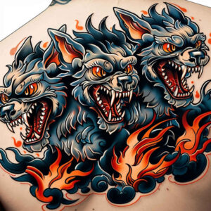 monster-from-myths – tattoo design ideas free ai generated – crawling – for-spine – Gallery: monsters-greece-inkby-ai