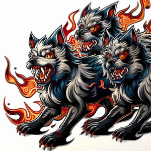 monster-from-myths – tattoo design ideas free ai generated – sinister – for-knee – Gallery: monsters-greece-inkby-ai
