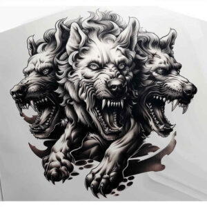 monster-with-3d-effects – tattoo design ideas free ai generated – melting – for-abdomen – Gallery: monsters-greece-inkby-ai