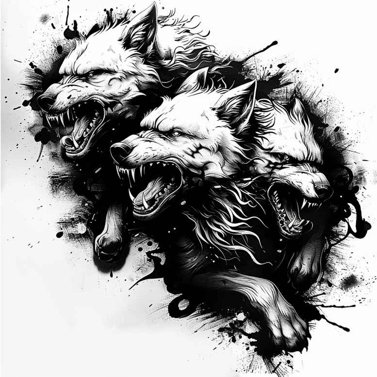 monster-with-3d-effects – tattoo design ideas free ai generated – tattered-clothing – for-forearm – Gallery: monsters-greece-inkby-ai