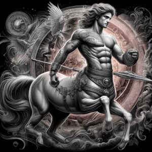 monster-with-snake-body – tattoo design ideas free ai generated – mystic – for-lower-leg – Gallery: monsters-greece-inkby-ai