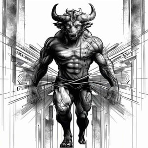 monster-with-snake-body – tattoo design ideas free ai generated – twisted – for-temple – Gallery: monsters-greece-inkby-ai