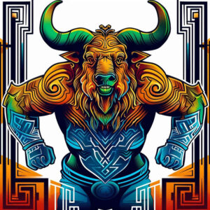 monster-with-weapon – tattoo design ideas free ai generated – hellish – for-side – Gallery: monsters-greece-inkby-ai