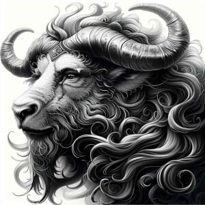 mystical-monster – tattoo design ideas free ai generated – silence – for-upper-arm – Gallery: monsters-greece-inkby-ai