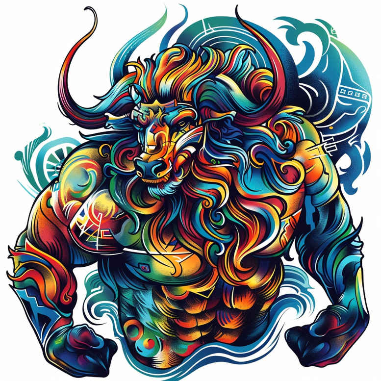 mythical-monsters – tattoo design ideas free ai generated – shadowy – for-upper-chest – Gallery: monsters-greece-inkby-ai
