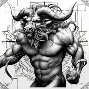monsters-greece tattoo design ideas Surrealism unreal dripping meaning strength