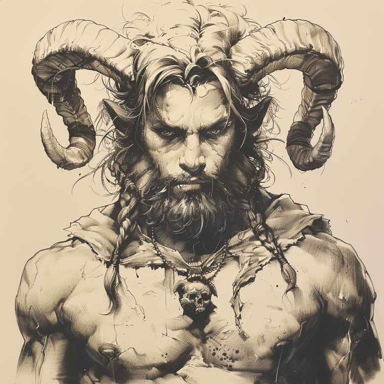 monsters-greece tattoo design ideas deep-shading macabre stands for resilience