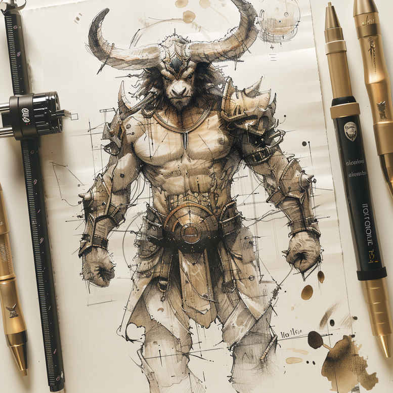 monsters-greece tattoo design ideas classic motifs moody represents resilience