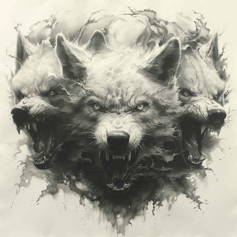 monsters-greece tattoo design ideas dream motifs moody symbol of resilience
