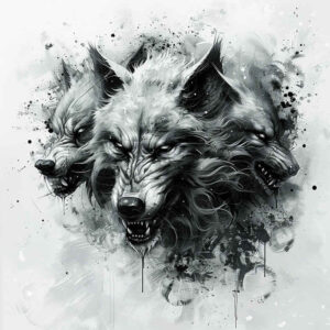 monsters-greece tattoo design ideas color blending nightmarish meaning resilience