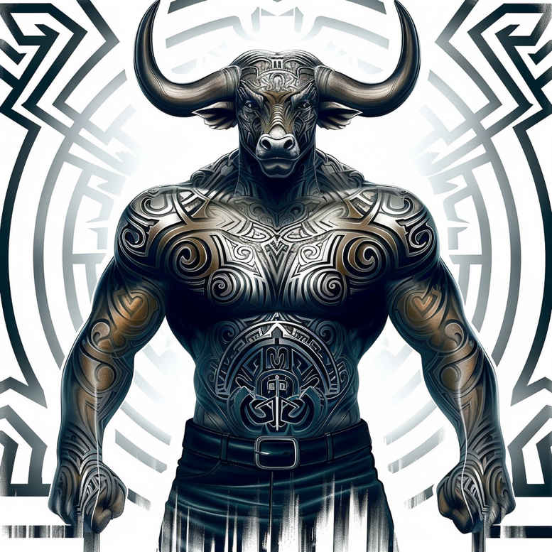 monsters-greece tattoo design ideas true rendering possessed represents strength
