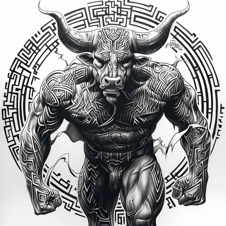 monsters-greece tattoo design ideas dream motifs unnatural for nape