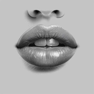 colored-lips-tattoo – tattoo design ideas free ai generated – realism-realistic-proportions – for-outer-arm – Gallery: mouths-lips-inkby-ai