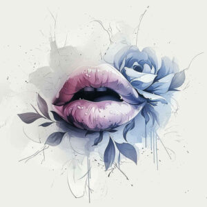 for-women – tattoo design ideas free ai generated – surrealism-surreal-lighting – for-lower-back – Gallery: mouths-lips-inkby-ai