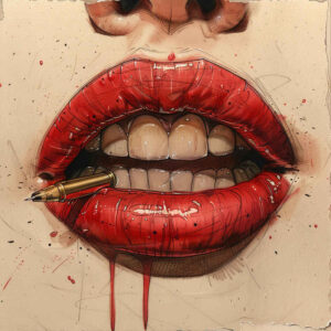 lips-decorative-tattoo – tattoo design ideas free ai generated – realism-realistic-texture – for-heel – Gallery: mouths-lips-inkby-ai