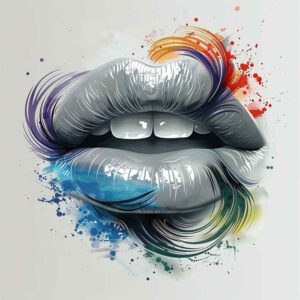 lips-in-motion – tattoo design ideas free ai generated – neotraditional-decorative-elements – for-back-shoulder – Gallery: mouths-lips-inkby-ai