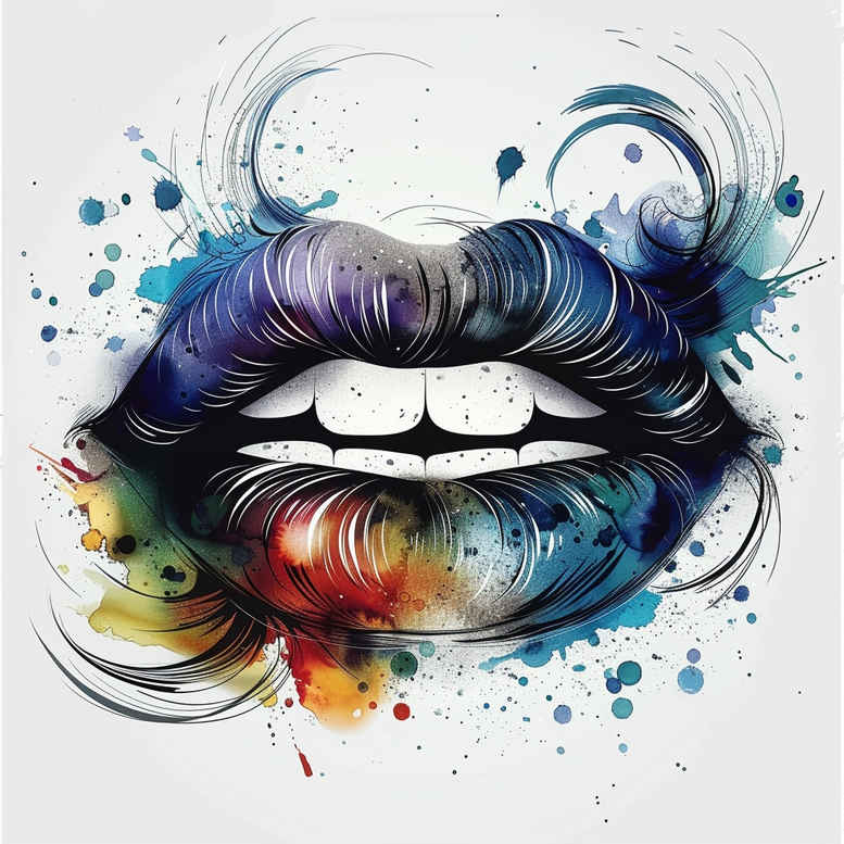 lips-love-tattoo – tattoo design ideas free ai generated – realism-hyper-realistic – for-ribs – Gallery: mouths-lips-inkby-ai