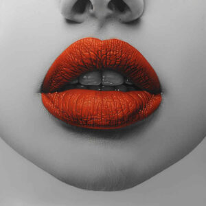 lips-silhouette-tattoo – tattoo design ideas free ai generated – surrealism-ambiguous-space – for-inner-arm – Gallery: mouths-lips-inkby-ai