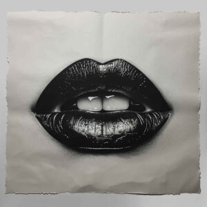lips-with-dynamic-effect-tattoo – tattoo design ideas free ai generated – surrealism-phantom-shadows – for-thigh – Gallery: mouths-lips-inkby-ai