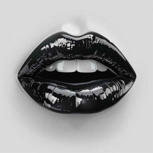realistic-lips – tattoo design ideas free ai generated – neotraditional-refined-lines – for-outer-arm – Gallery: mouths-lips-inkby-ai