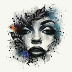 mouths-lips tattoo design ideas clear-cut clean fill for back shoulder