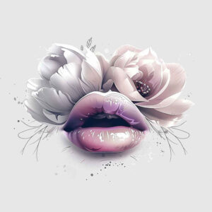 mouths-lips tattoo design ideas gentle angle high-key embodying strength