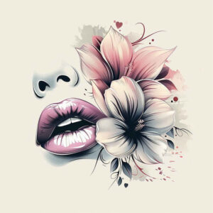 mouths-lips tattoo design ideas gentle angle layered inks perseverance and power