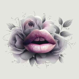 mouths-lips tattoo design ideas crisp outline lifelike for arm