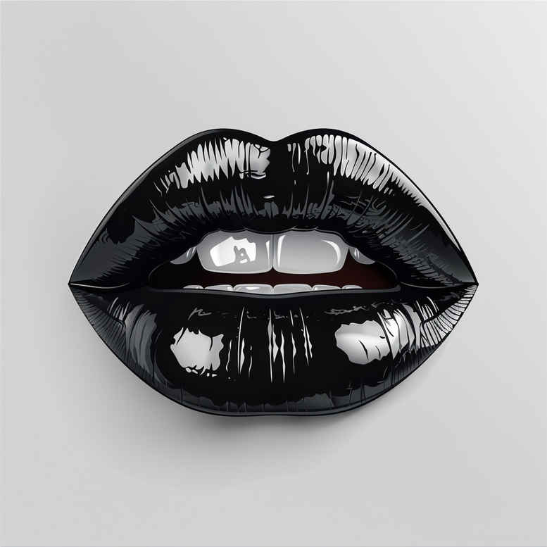mouths-lips tattoo design ideas no excess natural blush meaning strength