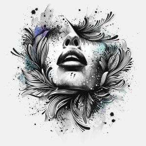 mouths-lips tattoo design ideas micro design Realism detailed rendering meaning resilience