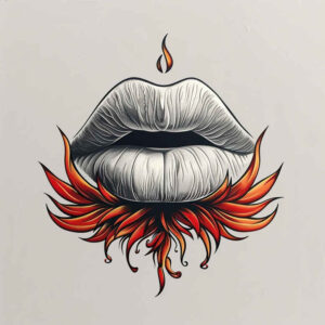 mouths-lips tattoo design ideas subtle Realism lifelike eyes for biceps