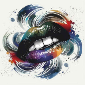 mouths-lips tattoo design ideas discreet Realism realistic lighting for biceps