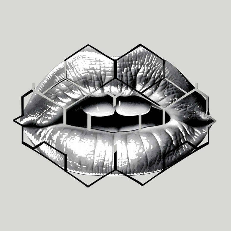 mouths-lips tattoo design ideas mini geometry Realism studio quality shows determination