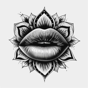 mouths-lips tattoo design ideas pristine realistic movement for back