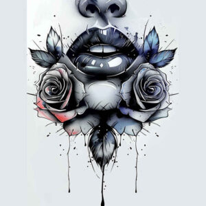 mouths-lips tattoo design ideas minimalist script subtle highlights for wrist