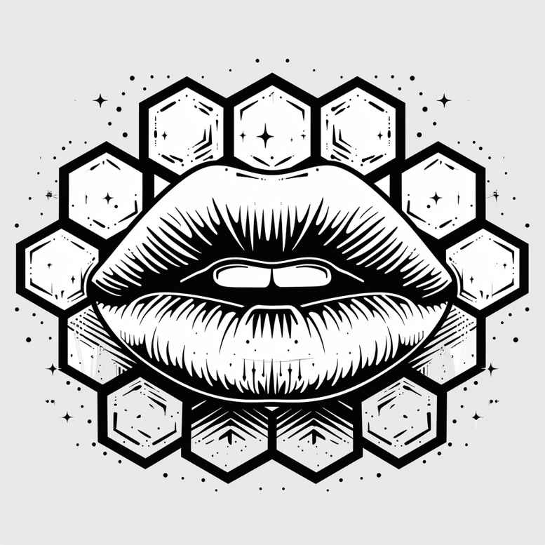 mouths-lips tattoo design ideas delicate Surrealism enigmatic visuals symbol of strength