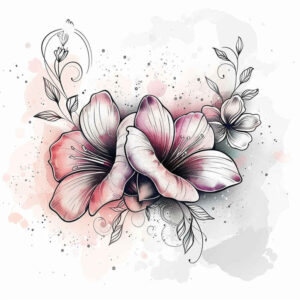 mouths-lips tattoo design ideas pinprick Surrealism floating elements for full back