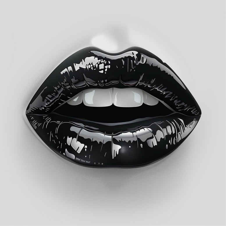 mouths-lips tattoo design ideas micro design Surrealism unearthly perseverance and power