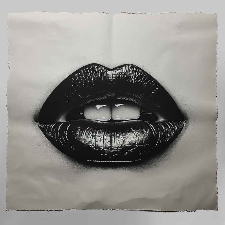 mouths-lips tattoo design ideas uncluttered ultra-detailed embodying resilience