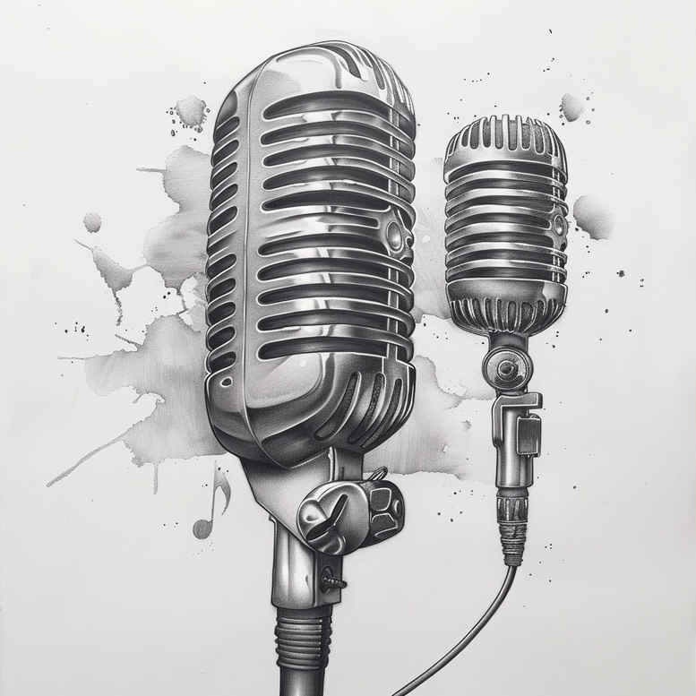 acoustic-music – tattoo design ideas free ai generated – simple-dot – for-thigh – Gallery: music-inkby-ai