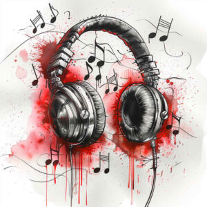 alternative-music – tattoo design ideas free ai generated – gentle-angle – for-abdomen – Gallery: music-inkby-ai
