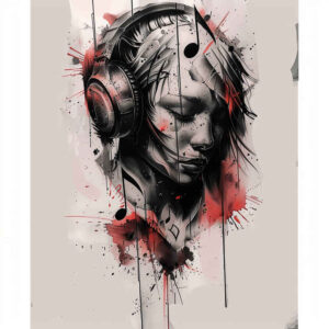 choral-music – tattoo design ideas free ai generated – little-tattoo – for-back – Gallery: music-inkby-ai
