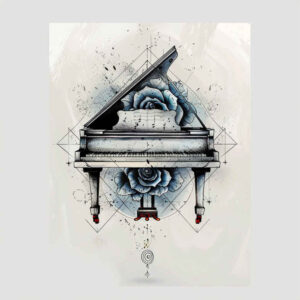 choral-music – tattoo design ideas free ai generated – plain-tattoo – for-fingers – Gallery: music-inkby-ai