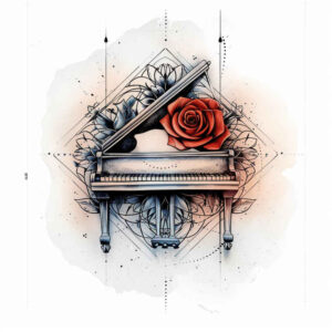 composition – tattoo design ideas free ai generated – minimalist-script – for-nape – Gallery: music-inkby-ai