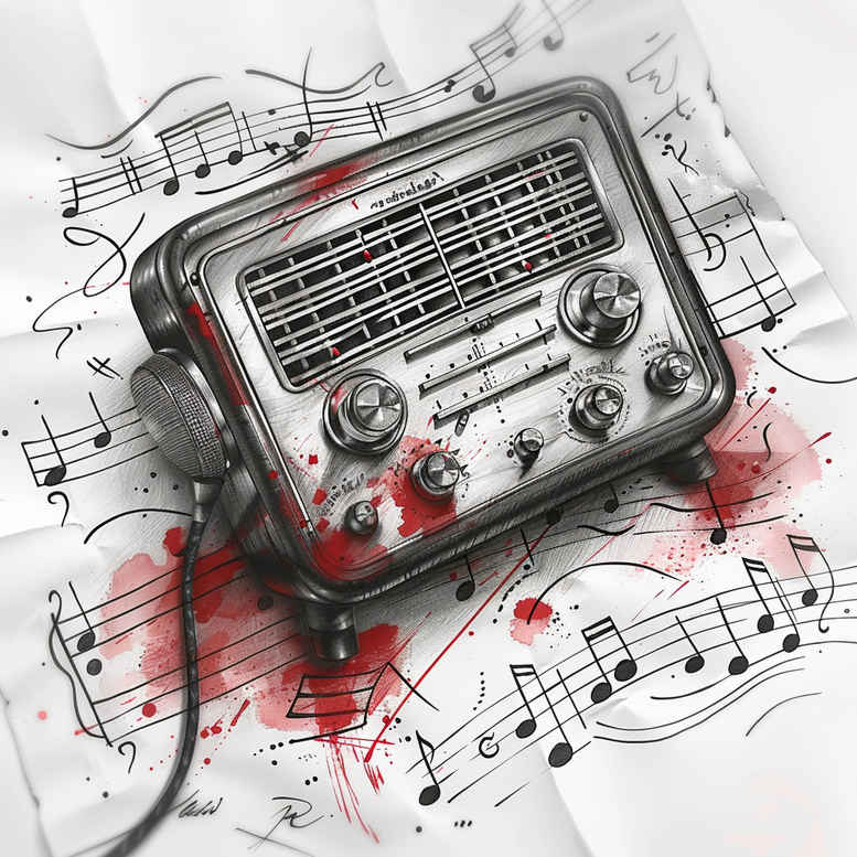 composition – tattoo design ideas free ai generated – tiny-tattoo – for-nape – Gallery: music-inkby-ai
