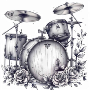 delicate-music – tattoo design ideas free ai generated – single-line – for-wrist – Gallery: music-inkby-ai