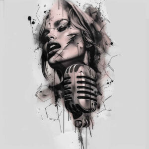 film-music – tattoo design ideas free ai generated – pristine – for-arm – Gallery: music-inkby-ai